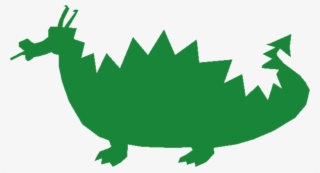 Komodo Dragon Legendary Creature Line Art Cartoon