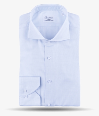 Stenströms Light Blue Micro Honeycomb Slimline Shirt