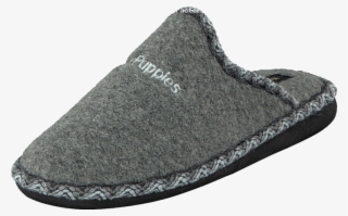 Hush Puppies Slipper Gry 51867-01 Womens Textile Synthetic - Slip-on Shoe