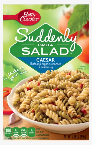 Betty Crocker Suddenly Salad Caesar Pasta Salad Dry - Betty Crocker Suddenly Salad