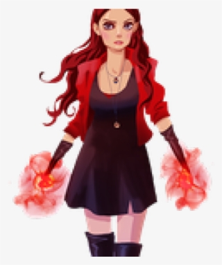 Scarlet Witch Clipart - Civil War Scarlet Witch Drawing
