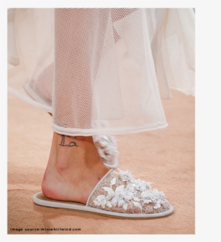 Balenciaga Embellished Lace Slippers - Balenciaga House Shoes