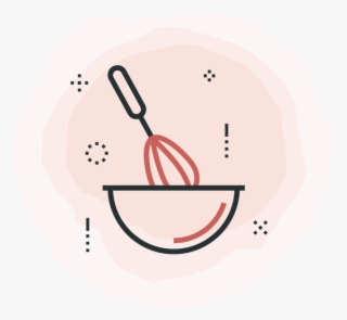 Sweetened Whipped Cream Krumkake Filling - Circle