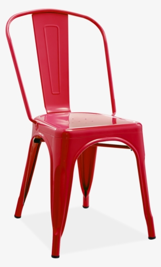 Tolix A Chair - Cadeira De Ferro Vermelha