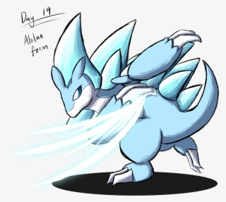 Art Scribbles Alolan Sandslash Pokecember Alolan Pokemon - Cartoon