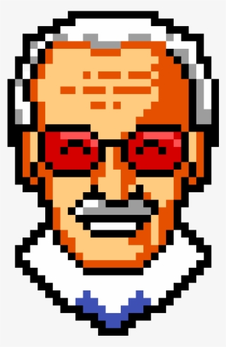 Stan Lee - Stan Lee Pixel Art