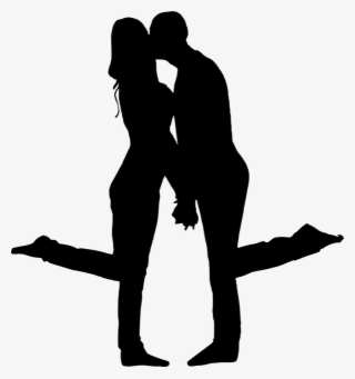 Silhouette, Valentine, Just Married, Love, Kissing - Silhouette San Valentino