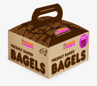 Dunkin' Donuts® Bagels Box Illustration For Approvals - Chocolate