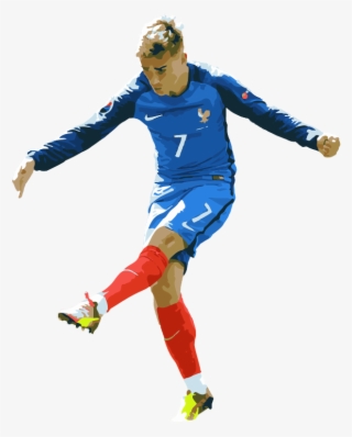 Att Antoine Griezmann Atletico Madrid Francia - Kick Up A Soccer Ball
