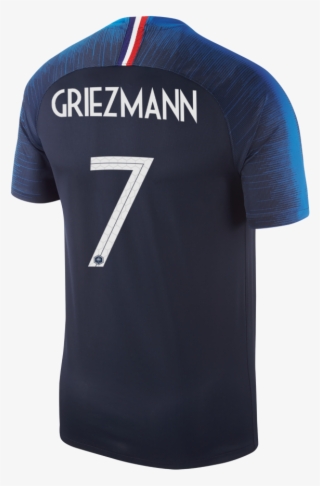 Francia 1 2018 Fff Stadium Home Hombre Tras Griezmann - Maillot Equipe De France Griezmann