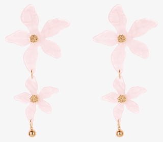 Zegl Vacation Flower Shaped Earrings Women's Summer - Artificial Flower