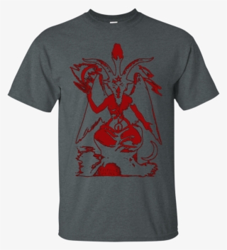 Red Baphomet Black Magic Satanic Devil Apparel