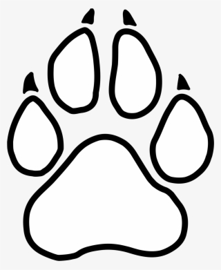 Graphic Of A Little Paw Print - Panther Paw Print Logo Png