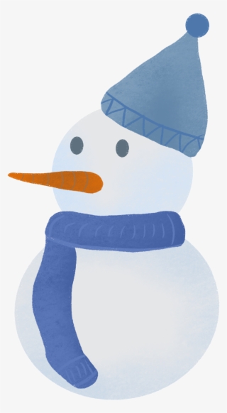 Winter Snowman Blue Mother Png And Psd - Snowman
