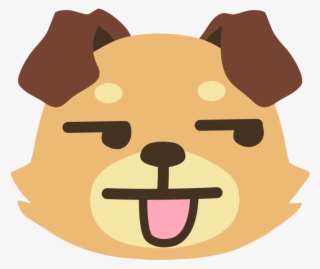 Dog Sticking Out Tongue