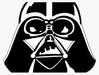 Chewbacca Black And White Clipart Star Wars Tattoo - Dark Vador Tete Dessin