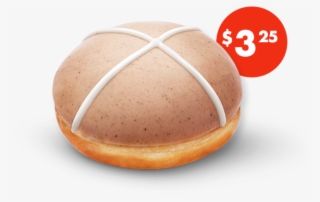 Unglazed Yeast Shell Dipped In A Cinnamon White Choc - Macaroon