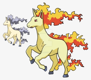 078 - Rapidash - Art V - 2 By Tails19950 - - Evolution Chart Of Ponyta