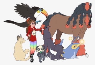 A Commissioned Team - Shiny Mudsdale