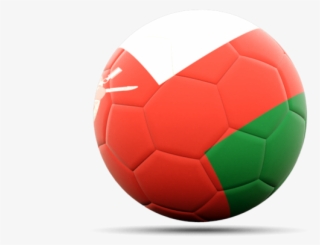 Illustration Of Flag Of Oman - Oman Flag With Football