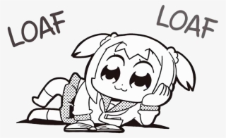 Popteamepic Sticker - Pop Team Epic Reaction