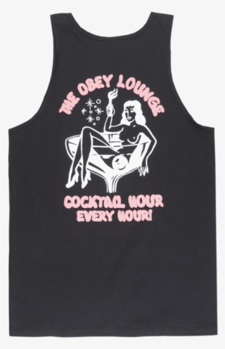 Obey Worldwide Happy Hour Tank Top Shirt Mens Skateboard - Active Tank