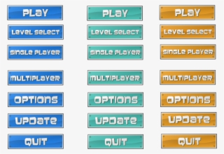 Buttons With Hover For Your Game - Opengameart Button