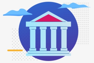 Icon Of A Bank - Emblem