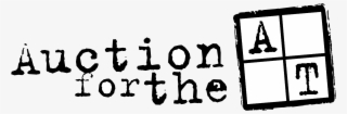 Auction Forthe Arts 01 Logo Black And White - Sign