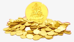 Indian-rupees Png Image With Bag - Gold Coin Images Png