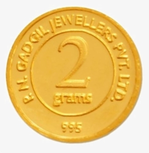 Gold Coins Png Transparent Image - 2 Grams Gold Coin