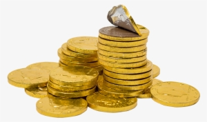 The Candy Lab - Gold Coin Chocolate Png