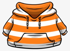 Clothing Icons 4598 Custom Hoodie - Club Penguin Orange Hoodie