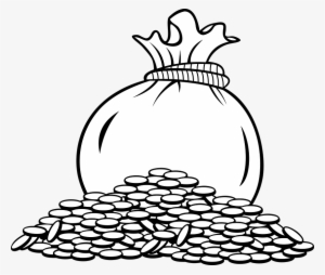Bag, String, Gold, Coins, Treasure, The Property - Gold Coins Clipart