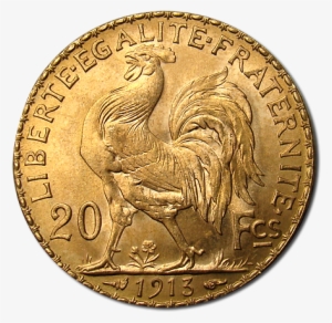 French Rooster Gold Coins - Rooster Gold Coin