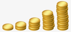 Gold Coin Clip Art - Stacks Of Coins Clip Art