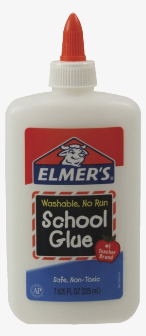 Elmer's Non-toxic Washable No Run School Glue, 8 Oz - Non Toxic Glue For Skin