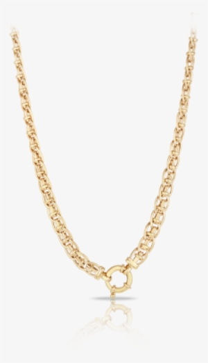 Fancy Euro Necklace Made In 9ct Yellow Gold - Egyptian Gold Chain Pattern