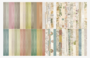 Pocket Vintage Border Strips By Katie Pertiet - Wallpaper