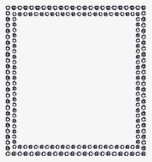 Vintage Border Line Png Diamond Border Psd, Vector - Diamond Frame Png