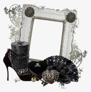 Cadre Gothique Png, Tube Halloween - Goth Frames Clusters Png
