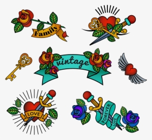 Gothic Clipart Vintage Coffee - Vector Vintage Tattoos Png