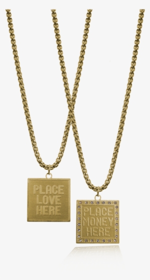 Gold Money Chain Png - Necklace