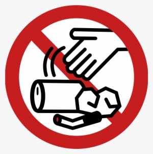 Open - No Garbage Sign