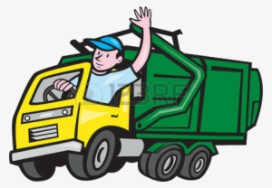 Garbage - Cartoon Garbage Truck
