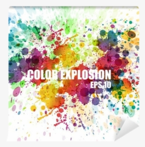 Abstract Colorful Splash Watercolor Background Wall - Sfondo Colorato