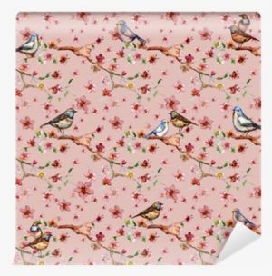 Flower Seamless Texture Watercolor Wall Mural • Pixers® - Watercolor Painting