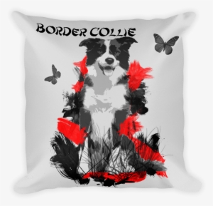 Border Collie Chinese Painting / Silver - Photoshop