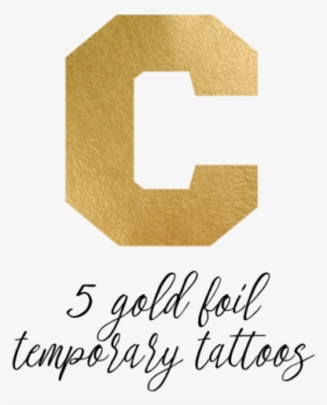 "c" Temporary Tattoo - Calligraphy