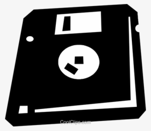 Floppy Disks Royalty Free Vector Clip Art Illustration - Sign